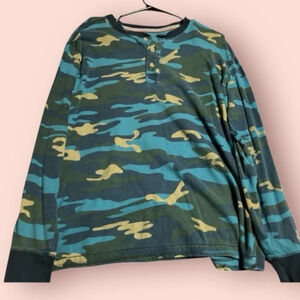 🛍️$2 SALE WHEN BUNDLED Camo Mens Large Long Sleeve